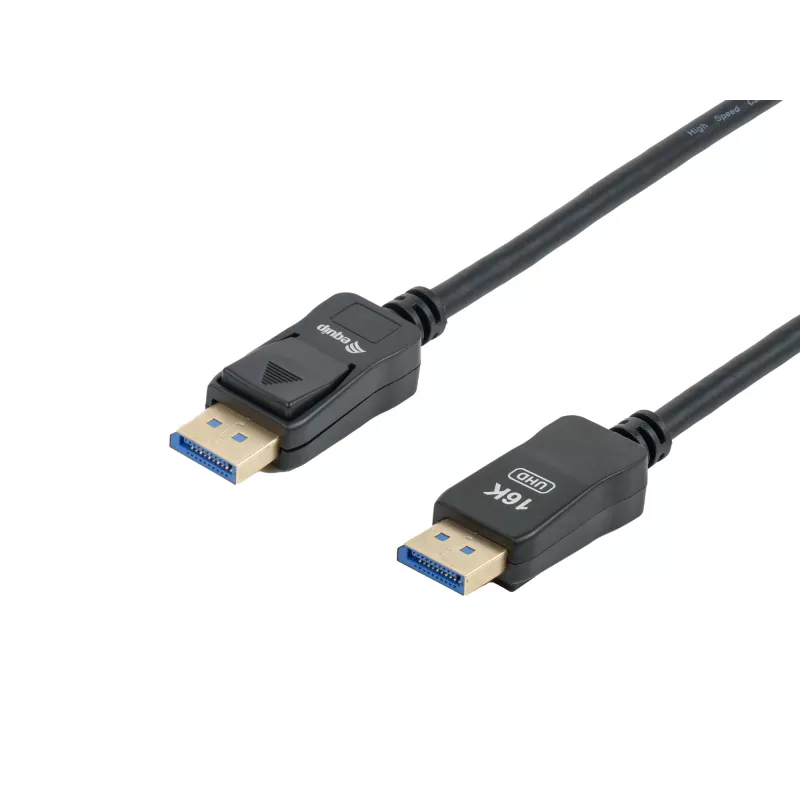 Equip cable DisplayPort 2.1, 3,0 m, 16K/60Hz, 40 Gbit/s
