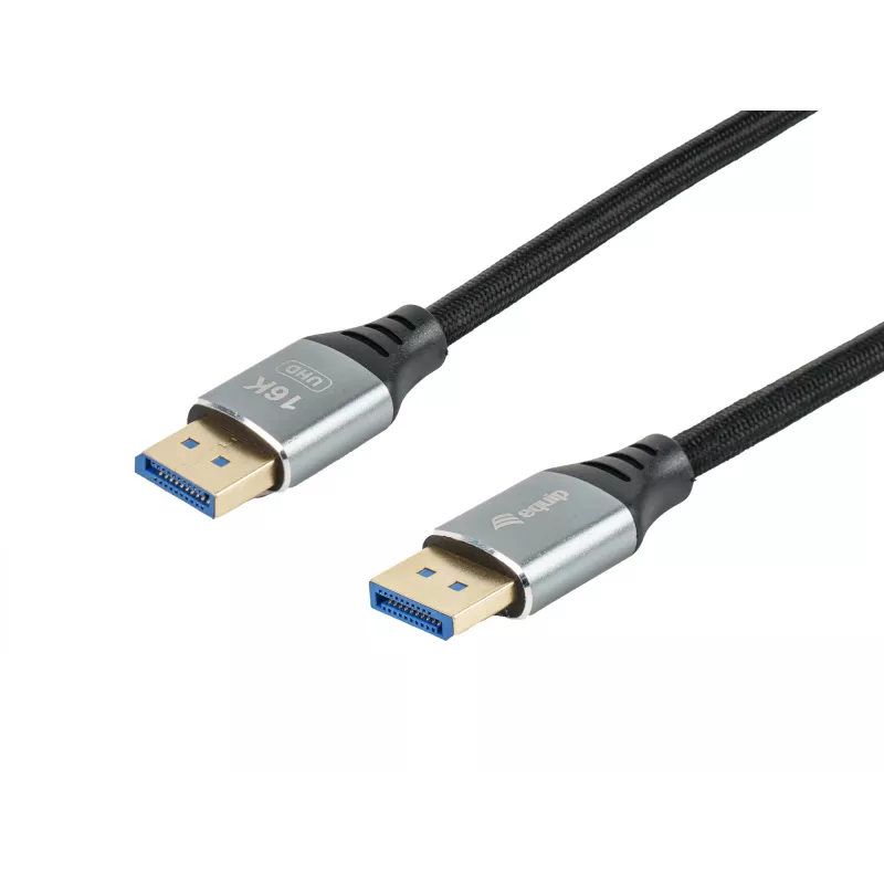 Equip cable DisplayPort 2.1 Premium, 1,0 m, 16K/60Hz, 54 Gbit/s