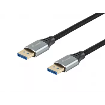 Equip cable DisplayPort 2.1 Premium, 3,0 m, 16K/60 Hz, 54 Gbit/s