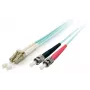 Equip cable de conexión de fibra óptica LC/ST, OM3, 2 m, 2 m, OM3, LC, ST