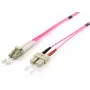 Equip cable de conexión de fibra óptica LC/SC, OM4, 3m