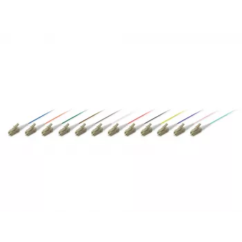 Equip pigtail de fibra óptica LC/PC, OM4, 1.0m, 1 m, OM4, LC