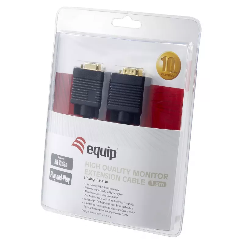 Cable alargador VGA HD15 Equip, 1,8 m