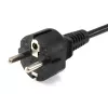 Cable de alimentación Equip 112151, negro, 3 m, conector de red tipo F, conector hembra C5