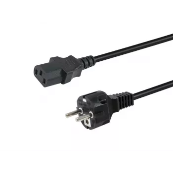 Cable de alimentación Equip 112110 negro 1,8 m CEE7/7 IEC C13