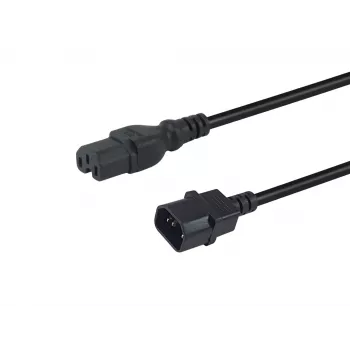 Cable de alimentación Equip 112171 negro 3 m conector hembra C14 conector hembra C15