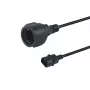 Cable de alimentación Equip 112106 negro 0,25 m IEC C14 CEE7/3