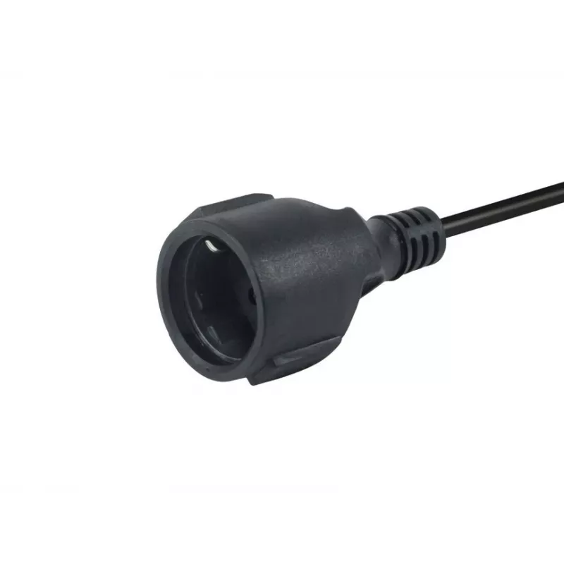 Cable de alimentación Equip 112106 negro 0,25 m IEC C14 CEE7/3