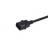Cable de alimentación Equip 112106 negro 0,25 m IEC C14 CEE7/3