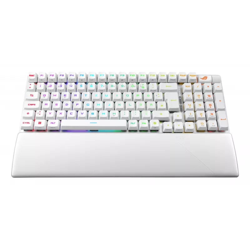 Teclado gaming ASUS ROG Strix Scope II 96 RX Wireless USB + RF inalámbrico + Bluetooth blanco