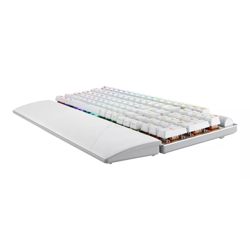 Teclado gaming ASUS ROG Strix Scope II 96 RX Wireless USB + RF inalámbrico + Bluetooth blanco