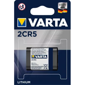 Pila desechable VARTA de litio 2cr5 6v