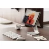 Soporte elevado Kensington para Surface, Platino, Aluminio, Goma, Poliuretano termoplástico (TPU), Zinc, 126,4 mm, 139,3 mm, 193 mm, 612 g