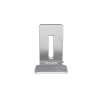 Soporte elevado Kensington para Surface, Platino, Aluminio, Goma, Poliuretano termoplástico (TPU), Zinc, 126,4 mm, 139,3 mm, 193 mm, 612 g
