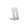 Soporte elevado Kensington para Surface, Platino, Aluminio, Goma, Poliuretano termoplástico (TPU), Zinc, 126,4 mm, 139,3 mm, 193 mm, 612 g