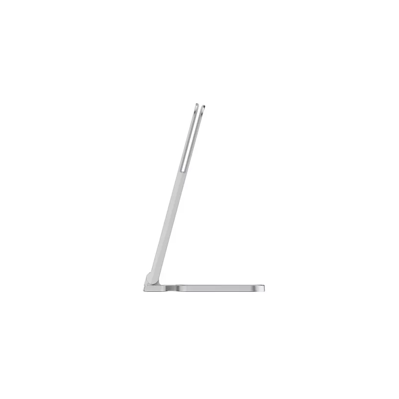Soporte elevado Kensington para Surface, Platino, Aluminio, Goma, Poliuretano termoplástico (TPU), Zinc, 126,4 mm, 139,3 mm, 193 mm, 612 g