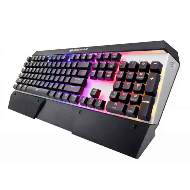 COUGAR CGR-WM1MB-ATR Teclado Gaming USB QWERTY Inglés Aluminio, Negro