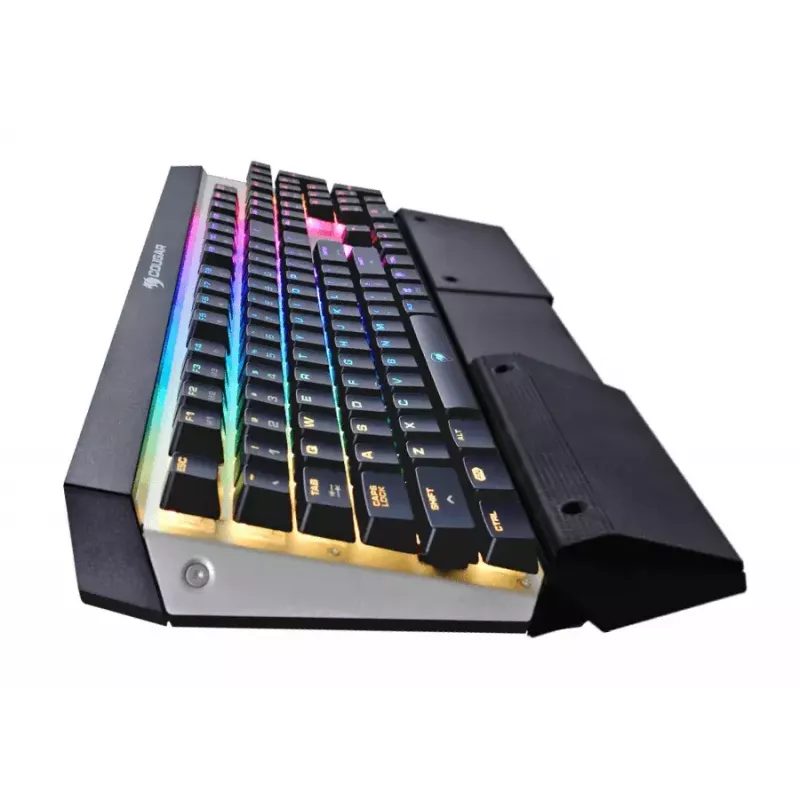 COUGAR CGR-WM1MB-ATR Teclado Gaming USB QWERTY Inglés Aluminio, Negro