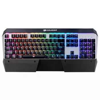 COUGAR CGR-WM1MB-ATR Teclado Gaming USB QWERTY Inglés Aluminio, Negro