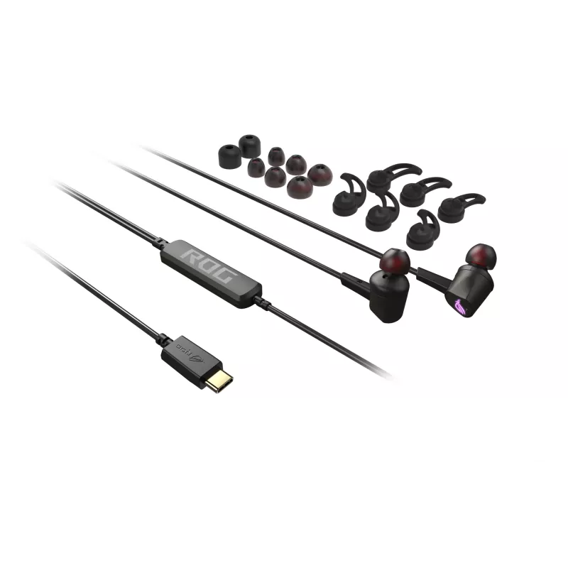 ASUS ROG CETRA II Auriculares con cable In-Ear Gaming USB Type-C Negro