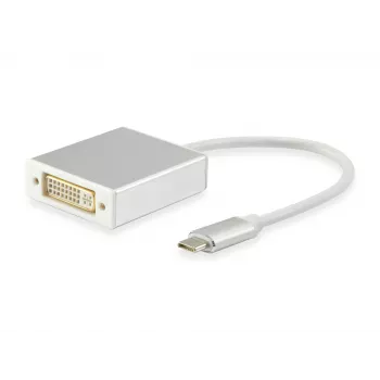 Adaptador USB Type-C a DVI-I Dual Link Equip 133453