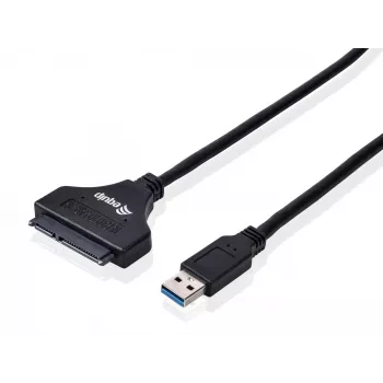 Adaptador Equip USB 3.0 a SATA, Negro, 5 Gbit/s, CE, 50 mm, 9,5 mm, 550 mm