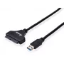 Adaptador Equip USB 3.0 a SATA, Negro, 5 Gbit/s, CE, 50 mm, 9,5 mm, 550 mm