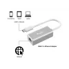 Adaptador de red Gigabit USB Type-C a RJ45 Equip, con cable, USB Type-C, Ethernet, 1000 Mbit/s, plateado