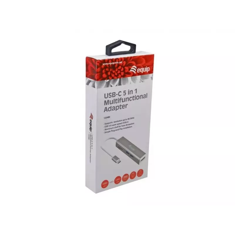 Adaptador multifunción 5 en 1 USB-C Equip