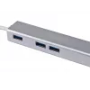 Equip 133481 hub USB-C de 3 puertos USB 3.0 con adaptador Gigabit, USB 3.2 Gen 1, USB Type-A