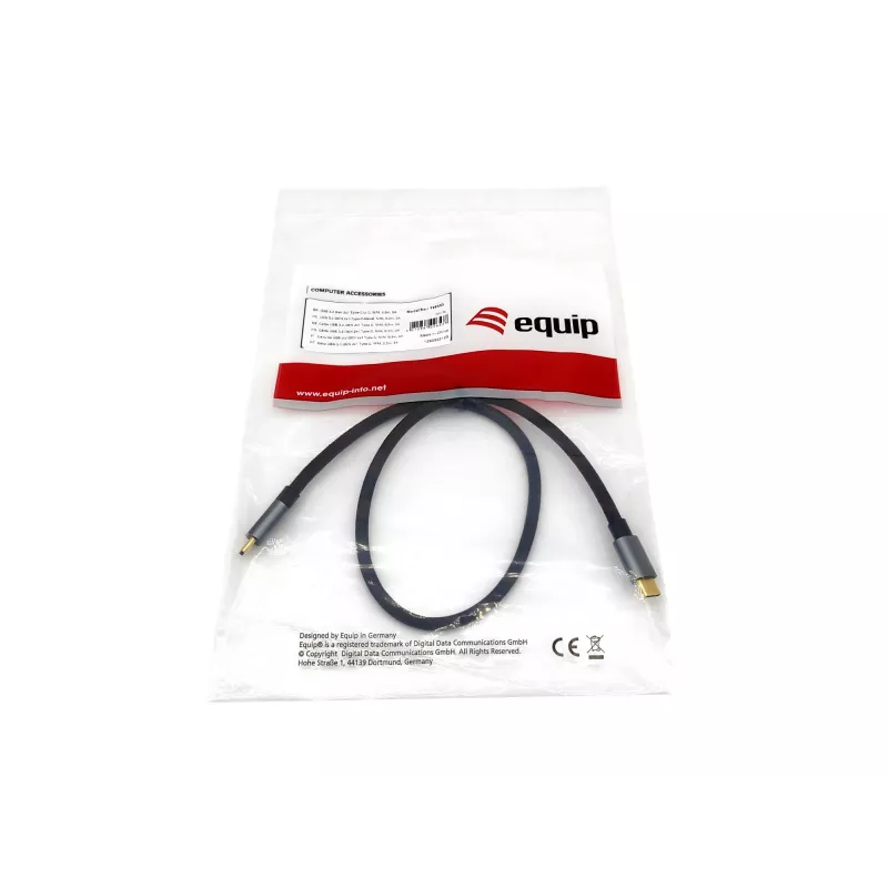 Equip USB 3.2 Gen 2x1 Type-C a C, M/M, 0,5 m, 5A