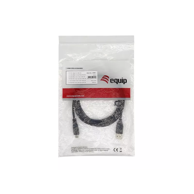 Cable USB 2.0 Type-C a A Equip 128885 2 m