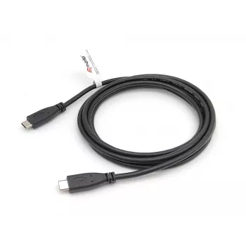 Equip USB 2.0 Type-C a C, M/M, 2,0 m, 2 m, USB C, USB C, USB 2.0, 0,48 Gbit/s, negro