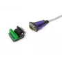 Cable adaptador Equip USB-A a serie RS-422/485 DB9, gris, 1,5 m, USB Type-A, DB-9, conector macho, conector macho