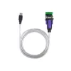 Cable adaptador Equip USB-A a serie RS-422/485 DB9, gris, 1,5 m, USB Type-A, DB-9, conector macho, conector macho