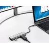 Adaptador Equip USB-C a HDMI/DisplayPort/VGA/USB, USB Type-C, salida HDMI, salida DisplayPort, salida VGA (D-Sub), 3840 x 2160 píxeles