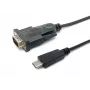 Cable Equip USB-C a serie DB9 M/M 1,5 m negro