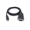 Cable Equip USB-C a serie DB9 M/M 1,5 m negro