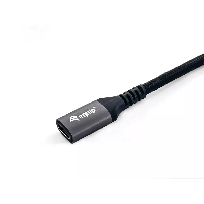 Cable alargador Equip USB 3.2 Gen 2 C a C, M/H, 0,5 m, 4K/60Hz, 10 Gbit/s