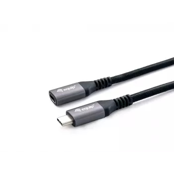 Cable alargador Equip USB 3.2 Gen 2 C a C, M/H, 1,0 m, 4K/60Hz, 10 Gbit/s