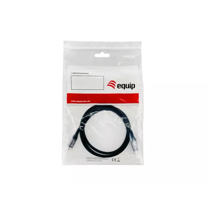 Cable alargador Equip USB 3.2 Gen 2 C a C, M/H, 1,0 m, 4K/60Hz, 10 Gbit/s