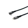 Cable Equip USB 2.0 C a C en ángulo de 90°, M/M, 3,0 m, 100 W con chipset Emark