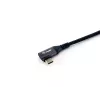 Cable Equip USB 2.0 C a C en ángulo de 90°, M/M, 3,0 m, 100 W con chipset Emark