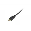 Cable en espiral Equip USB 2.0 C a C en ángulo de 90° M/M 1 m negro