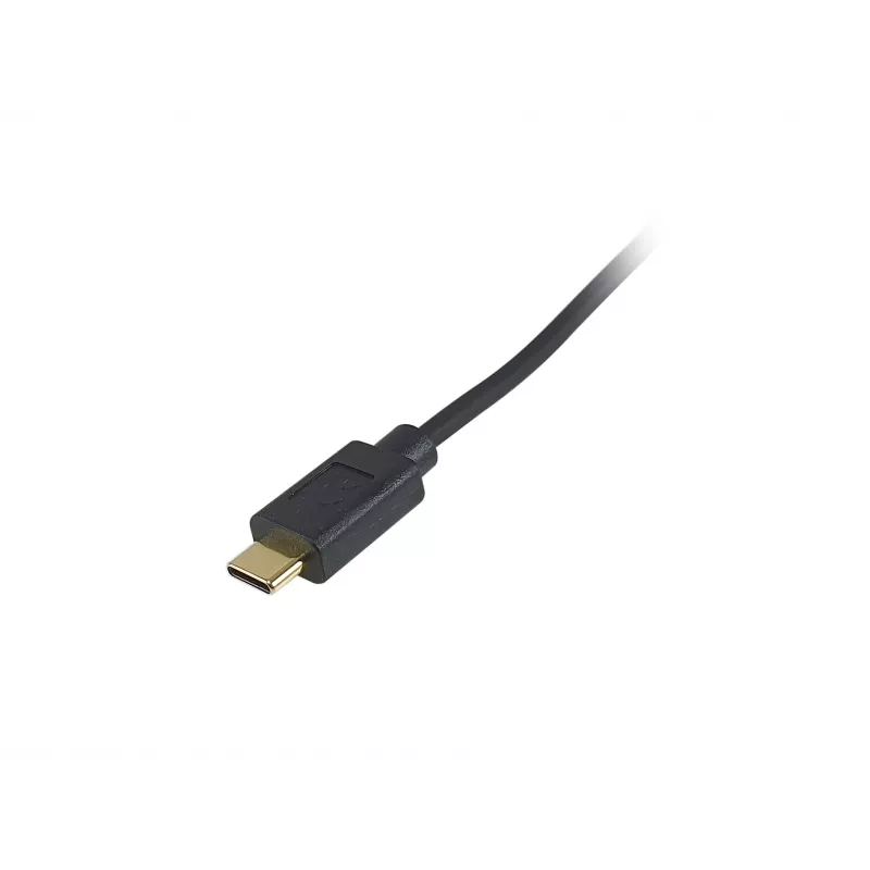 Cable en espiral Equip USB 2.0 C a C en ángulo de 90° M/M 1 m negro