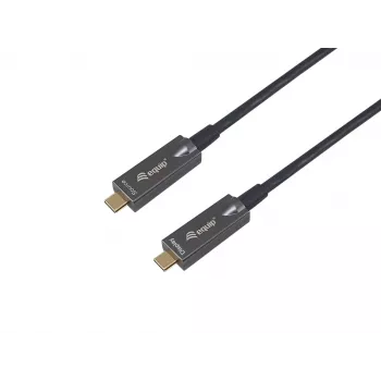 Cable óptico activo Equip USB-C a C, M/M, 5,0 m, PD 60 W, 4K/60 Hz, 10 Gbit/s, vídeo+datos+PD