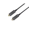 Cable óptico activo Equip USB-C a C, 10 m, 4K/60Hz, vídeo+datos+PD