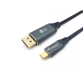 Cable premium Equip USB-C a DisplayPort, M/M, 1,0 m, 8K/60 Hz