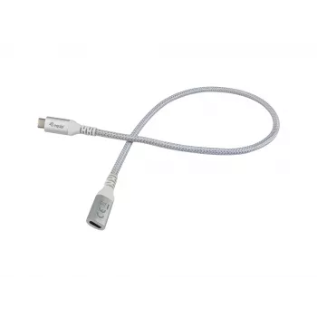 Cable alargador Equip USB 3.2 Gen 2 C a C, 0,5 m, M/H, 4K/60Hz, 10 Gbit/s, blanco