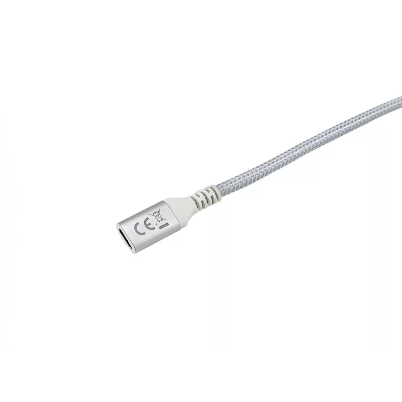 Cable alargador Equip USB 3.2 Gen 2 C a C, 1,0 m, M/H, 4K/60Hz, 10 Gbps, blanco